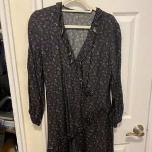 JMCL faux wrap printed dress- Worn ONCE!